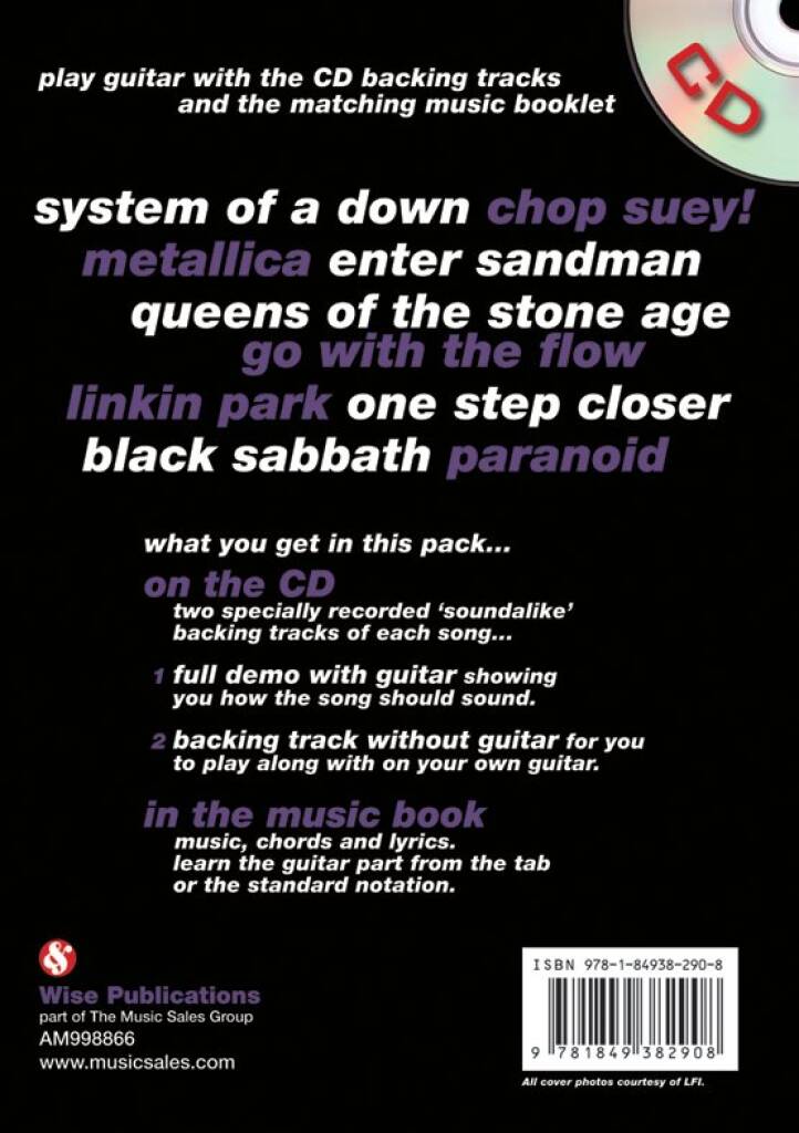 Play Along Guitar Heavy Rock BOOKLET/CD
