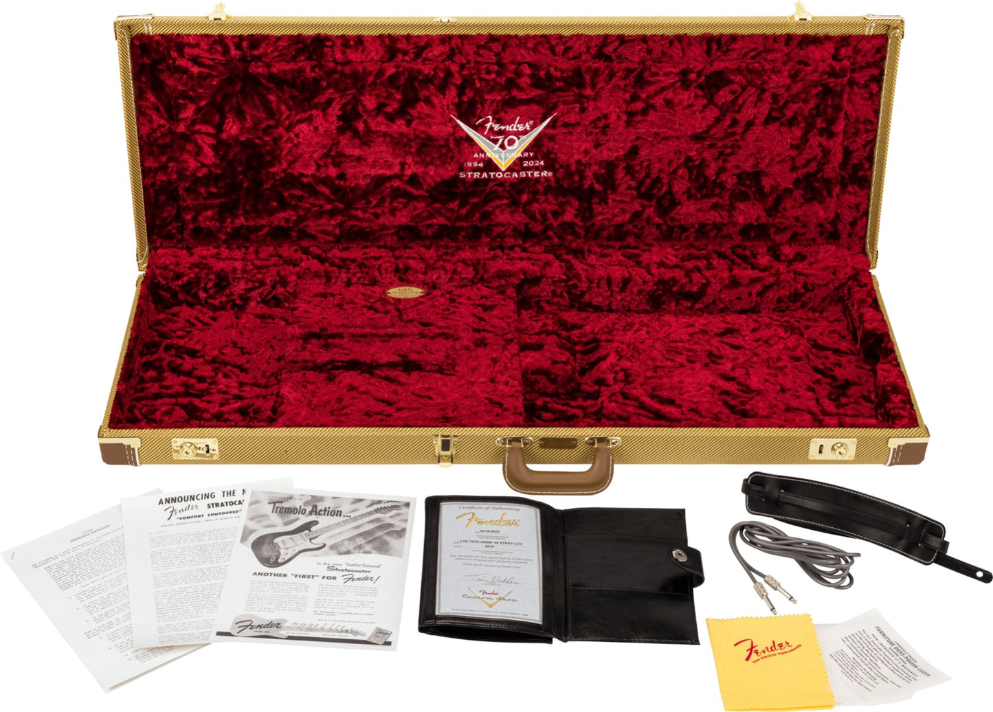 Fender Custom Shop Limited Edition 70th Anniversary 1954 Stratocaster DLX Closet Classic in Wide Fade 2 Color Sunburst