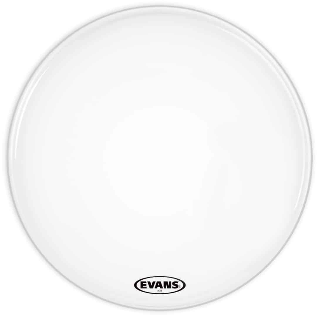 Evans MX2 White Marching 18" Bass Drum Head