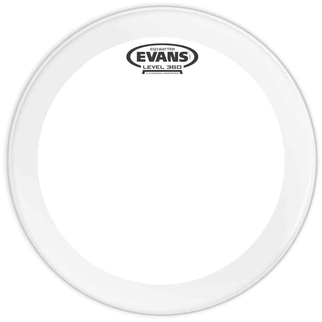 Evans 20" EQ3 Frosted Drumheads