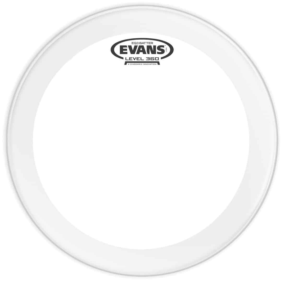 Evans 20" EQ3 Clear Drumheads