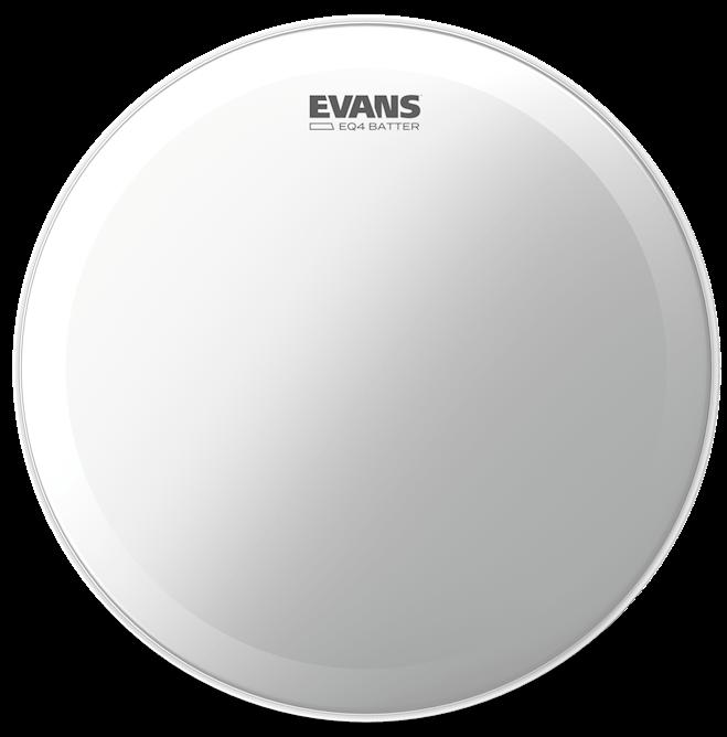 Evans 22" EQ4 Frosted Drumheads