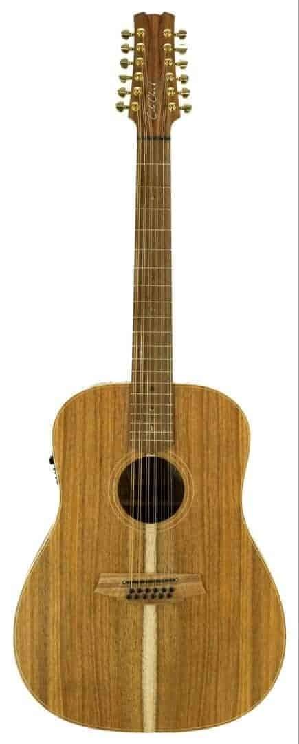 Cole Clark Acoustic Electric 12 String Guitar in Natural Satin