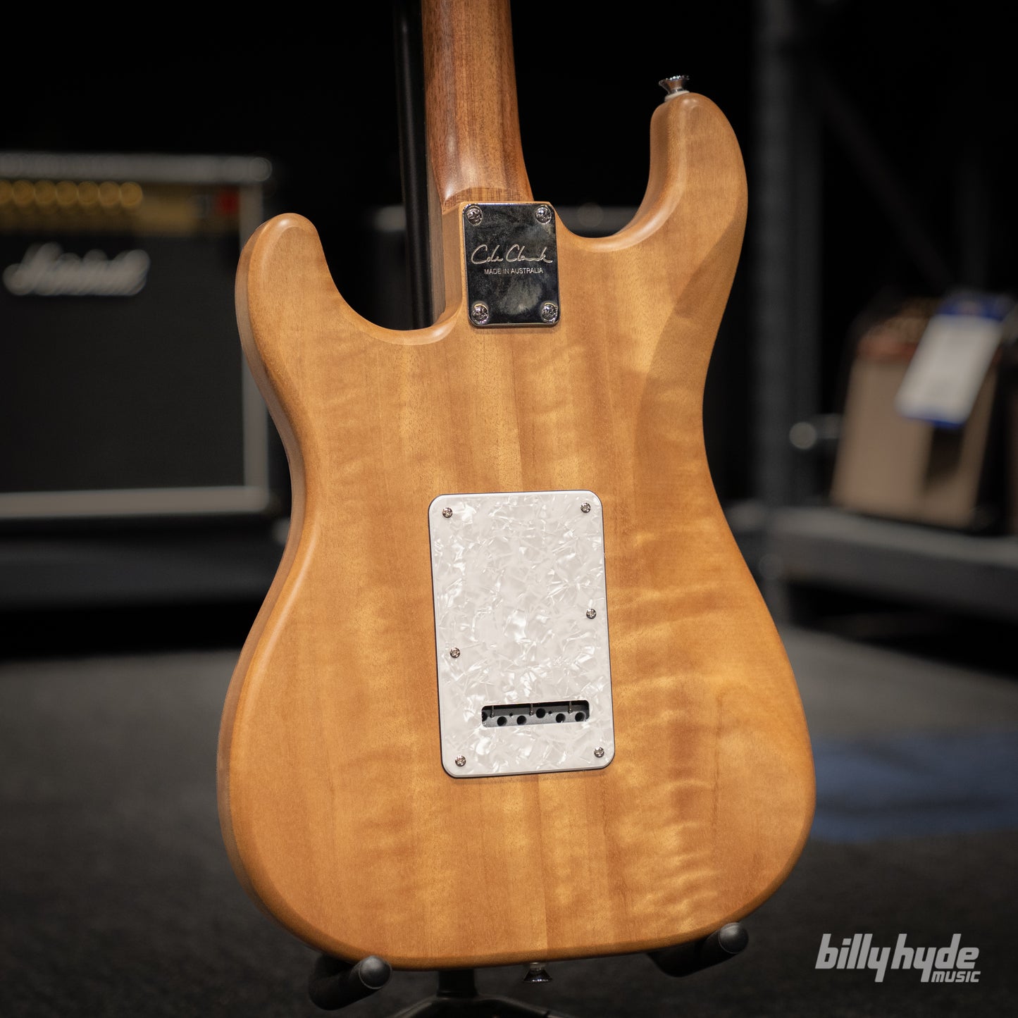 Cole Clark HB Hollow Baby, SSS, Mother of Pearl Pickguard in Natural
