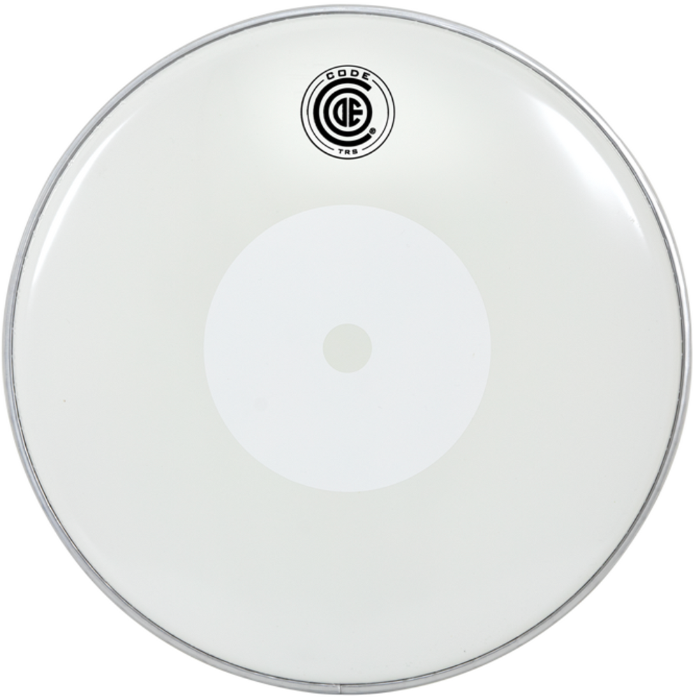 Code TRS 13" White Twin Ply 7.5MILS White Dot Snare Drum Head