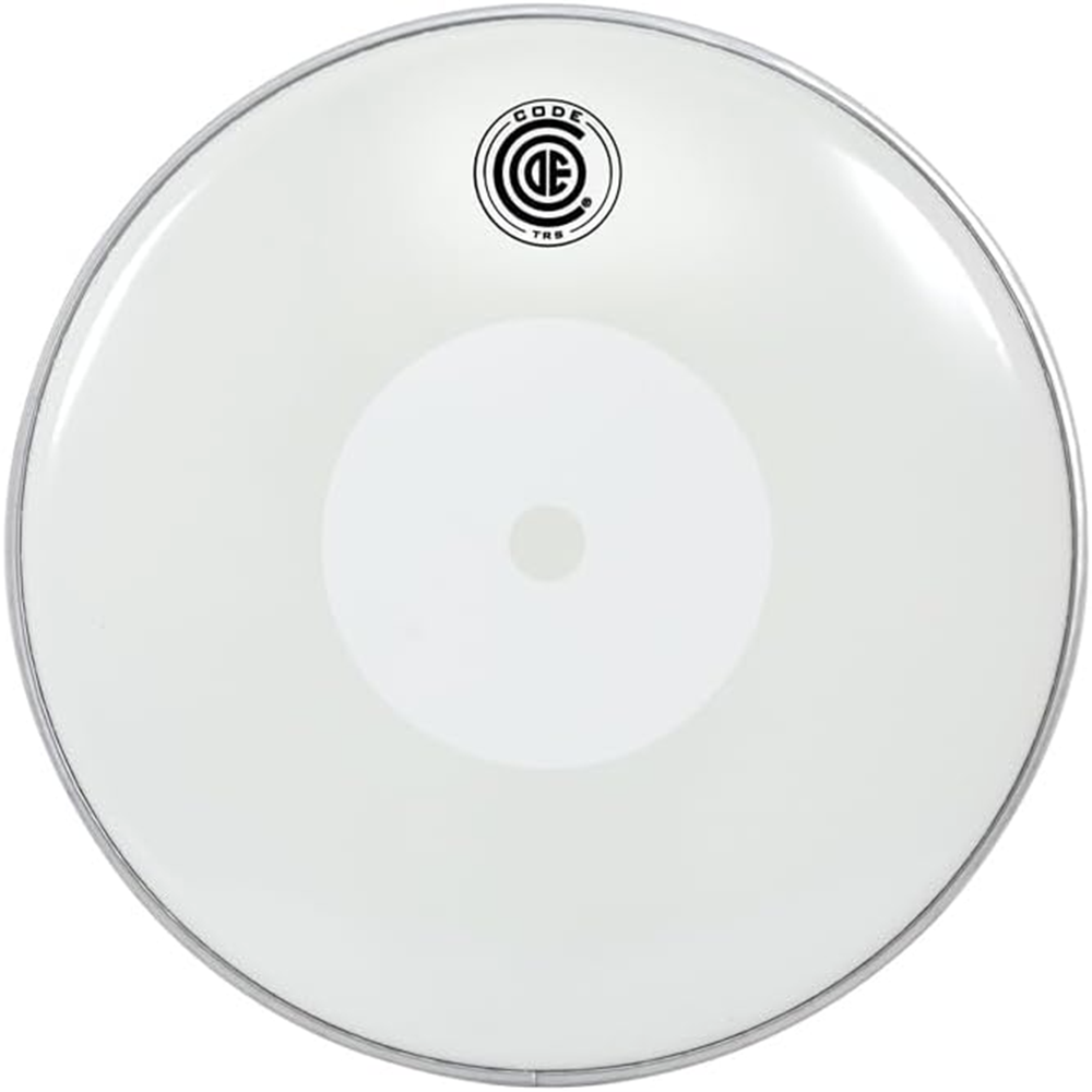 Code TRS 14" Smooth White Twin 7.5-mil Snare Drum Head