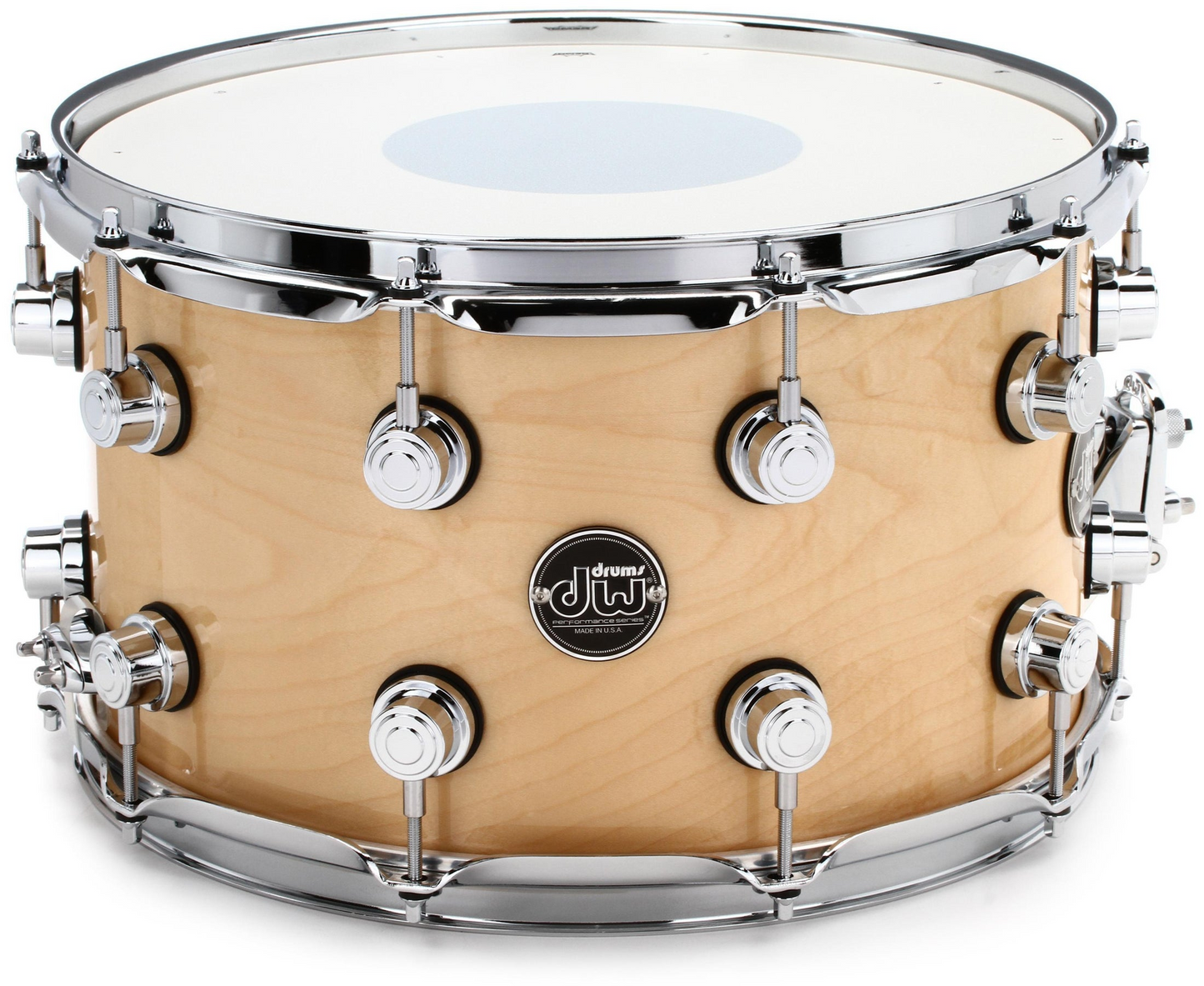 DW Performance Series 14" x 8" Natural Lacquer Snare Drum