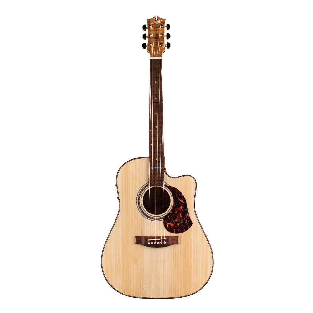 Maton EA80C The Australian Acoustic Electric Guitar in UV Gloss Natural Face and Headstock