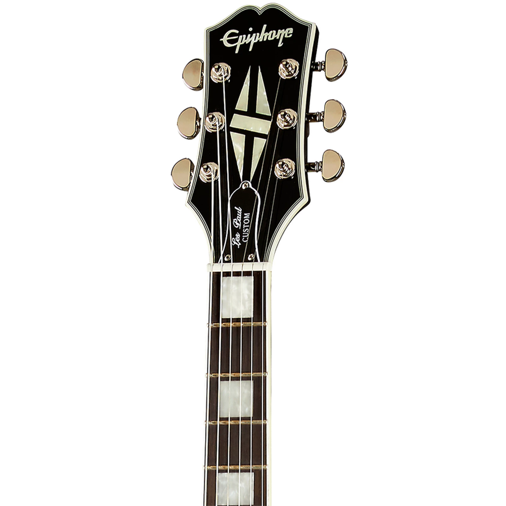 Epiphone Les Paul Custom Inc Electric Guitar in Silverburst