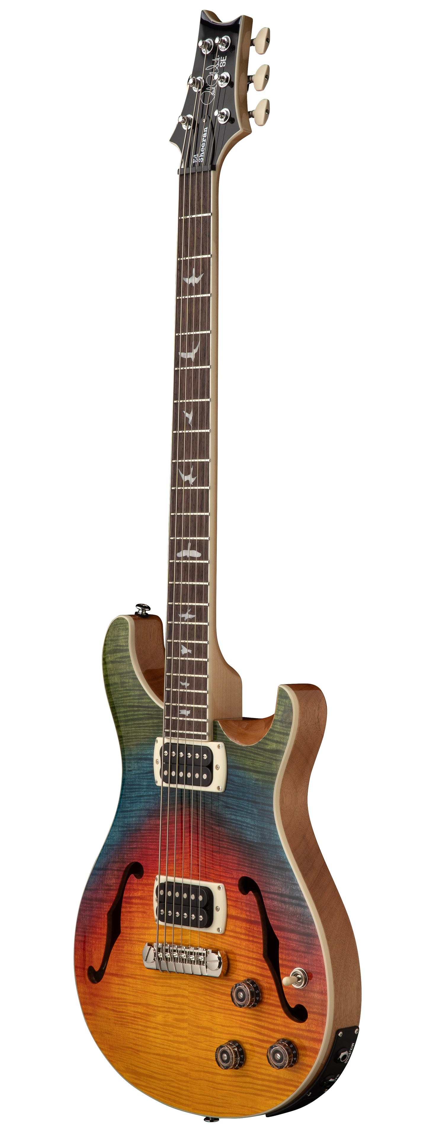 PRS SE Ed Sheeran Hollowbody I Piezo Baritone Electric Guitar in Kaleidoscope