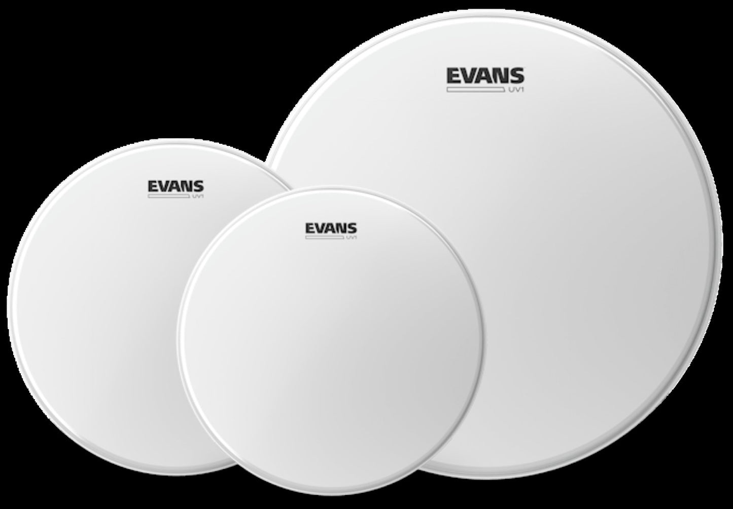 Evans UV1 Standard Coated Tom Pack 12", 13" and 16"