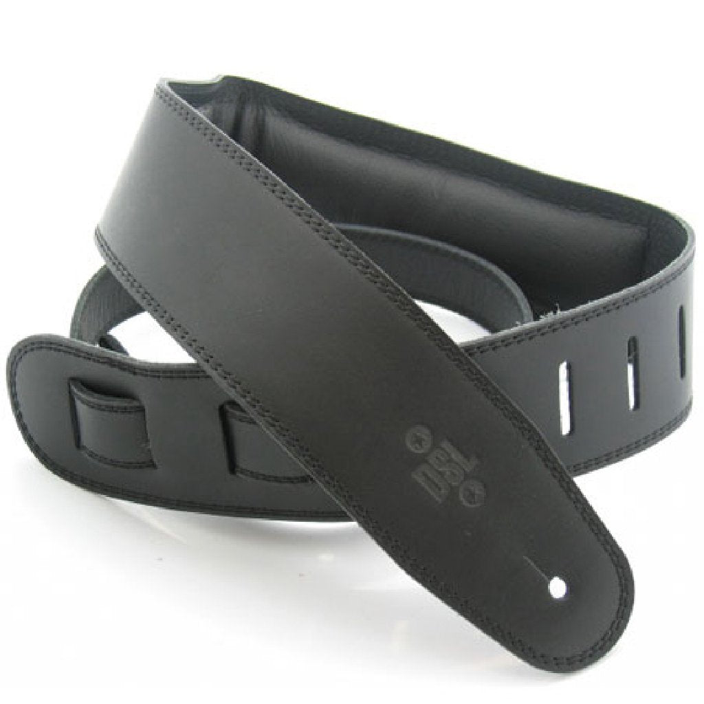 DSL 2.5" Padded Garment Strap in Black & Black