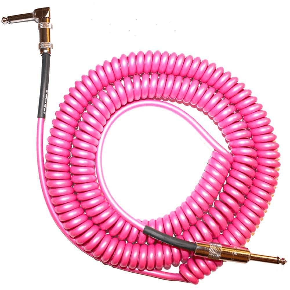 Lava Retro Coil 20' Straight to Right Angle in Hot Pink