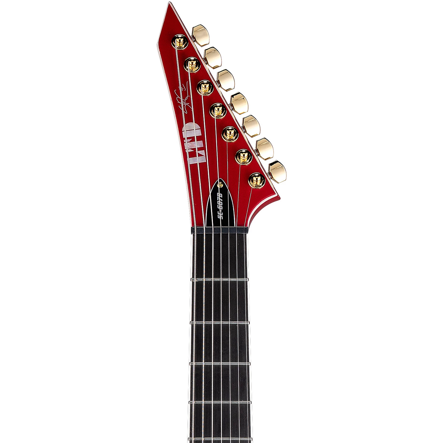 ESP LTD Stephen Carpenter 607 7-String Baritone Electric Guitar in Magenta