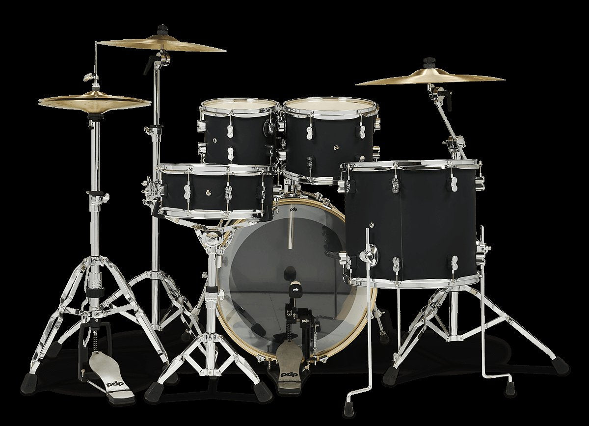 PDP Concept Maple 22 5 Piece Shell Pack in Satin Black