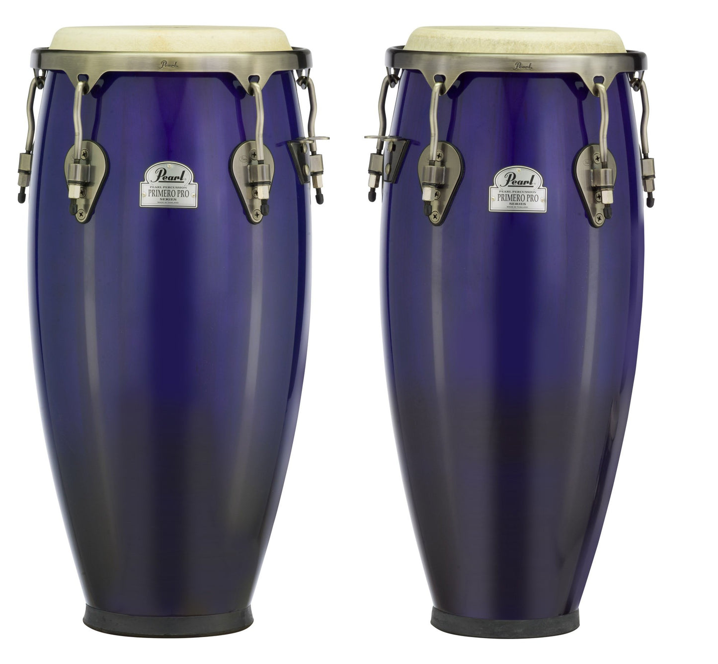 Pearl Percussion Primero Pro Series Wood 10" & 11" Conga Set in Midnight Fade