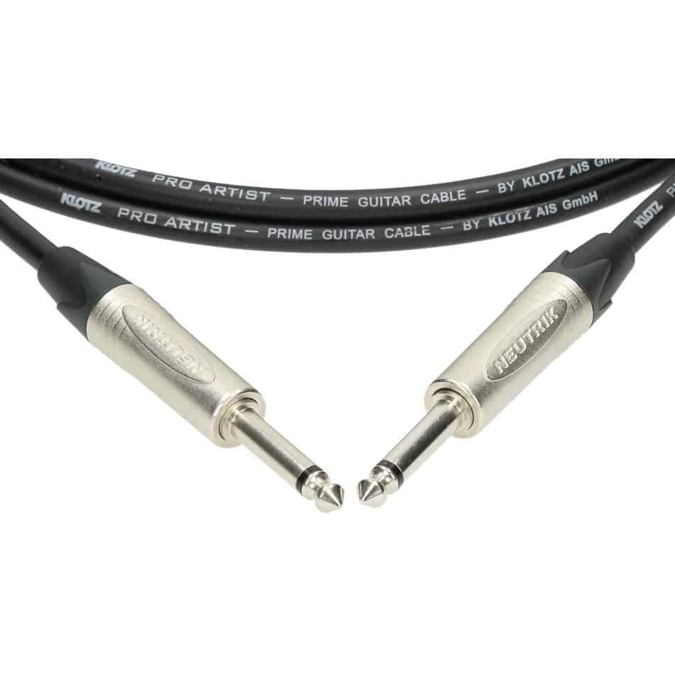 Klotz PRO ARTIST 6m Guitar Cable in Black