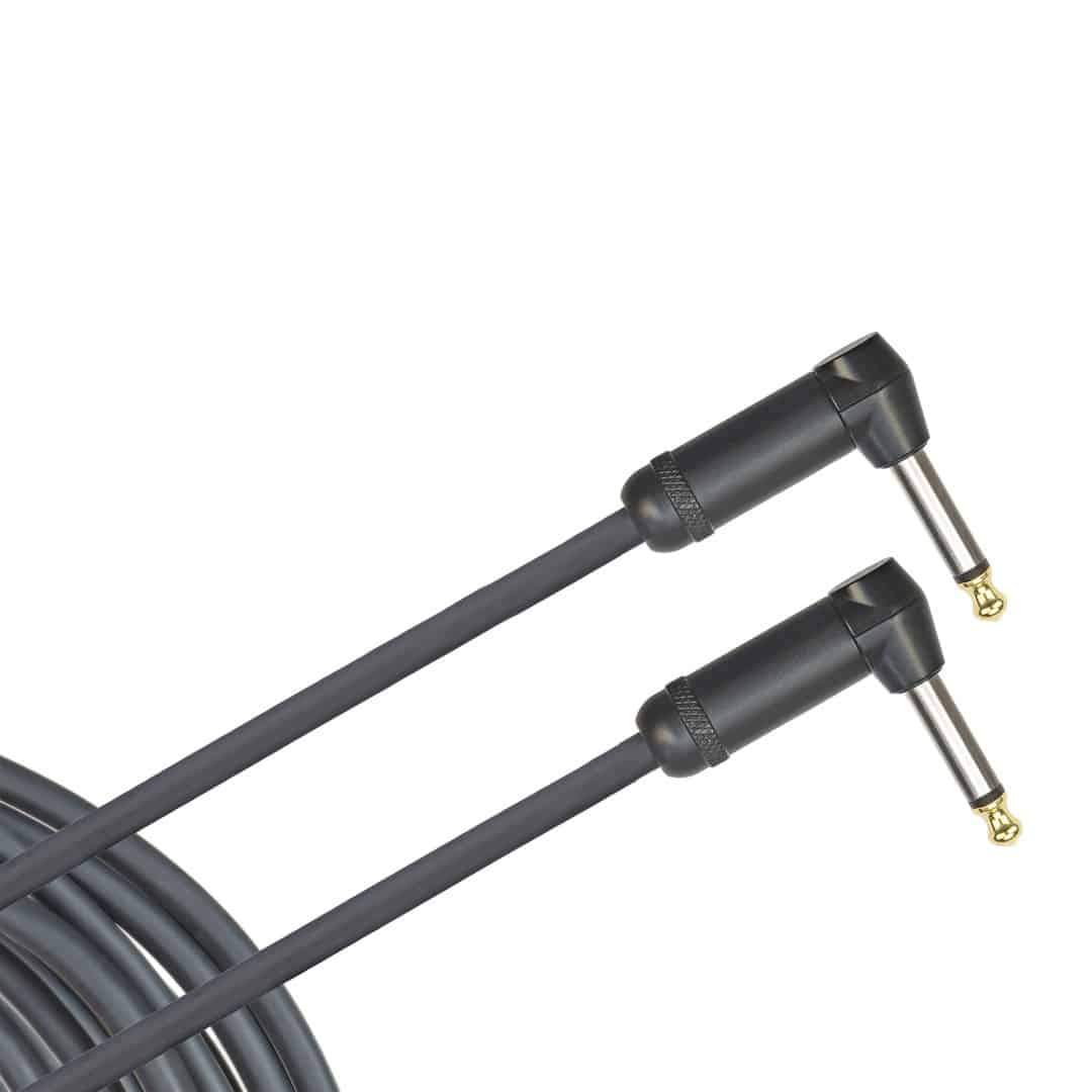 D'Addario Planet Waves 15' American Stage Instrument Dual Right Angle Cable in Black