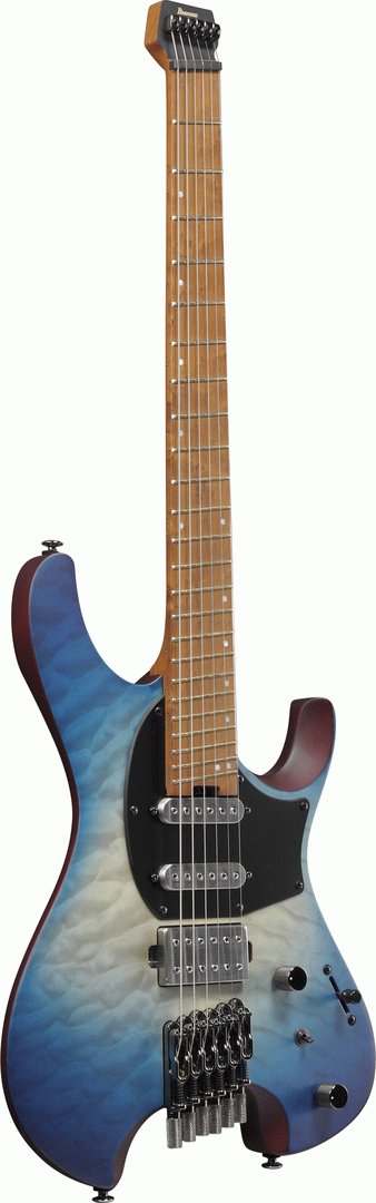 Ibanez QX54QM Premium Electric Guitar in Blue Sphere Burst Matte
