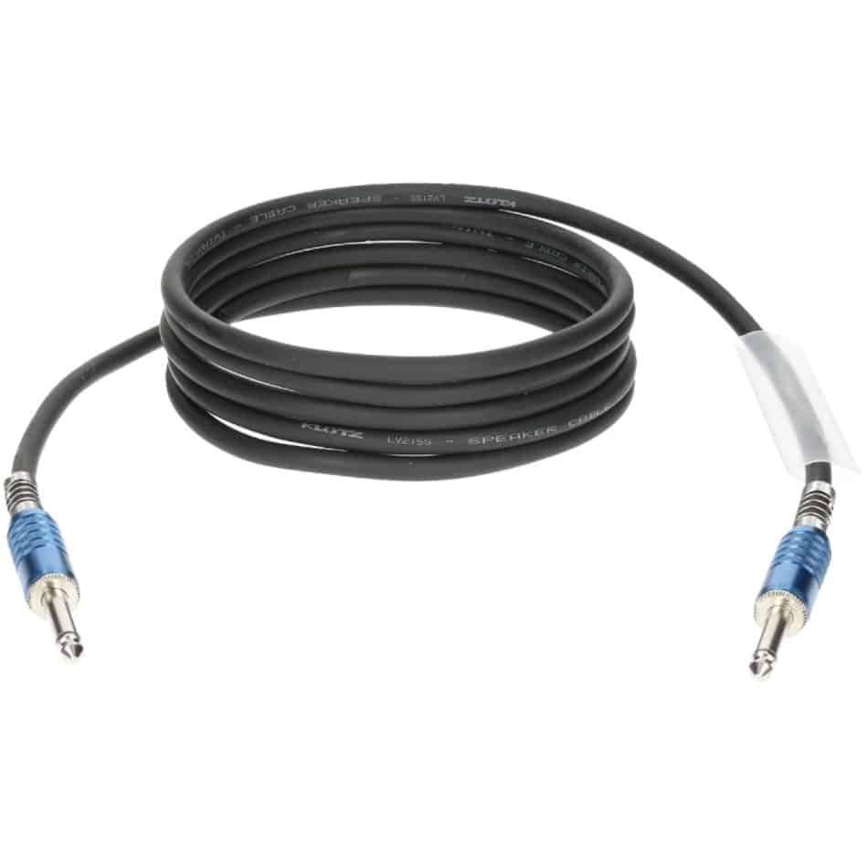 Klotz SC1 1m 2 x 1.5mm² Neutrik Jacks Speaker Cable in Black