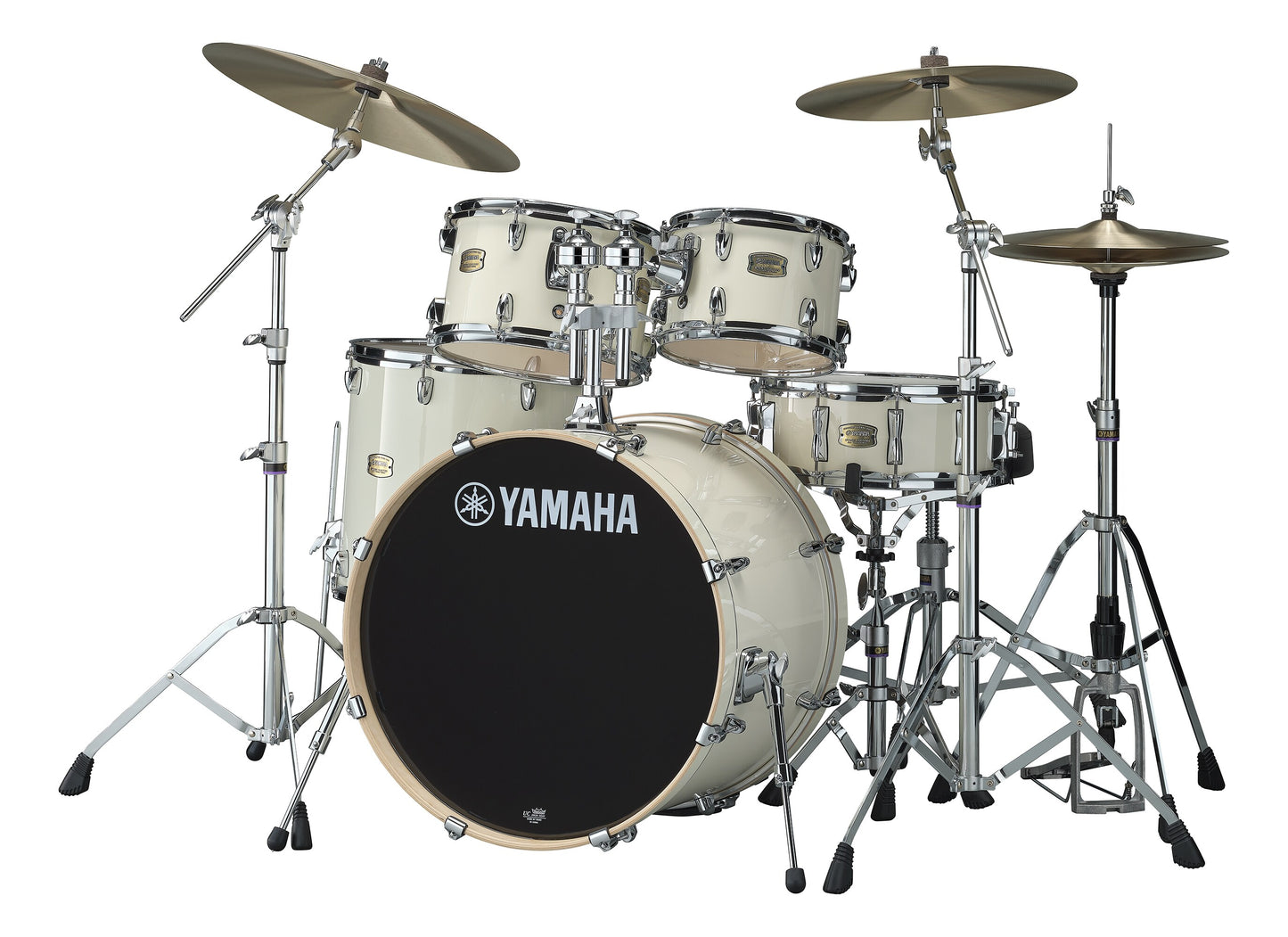Yamaha Stage Custom Birch Euro 5-Piece Drum Kit in Classic White