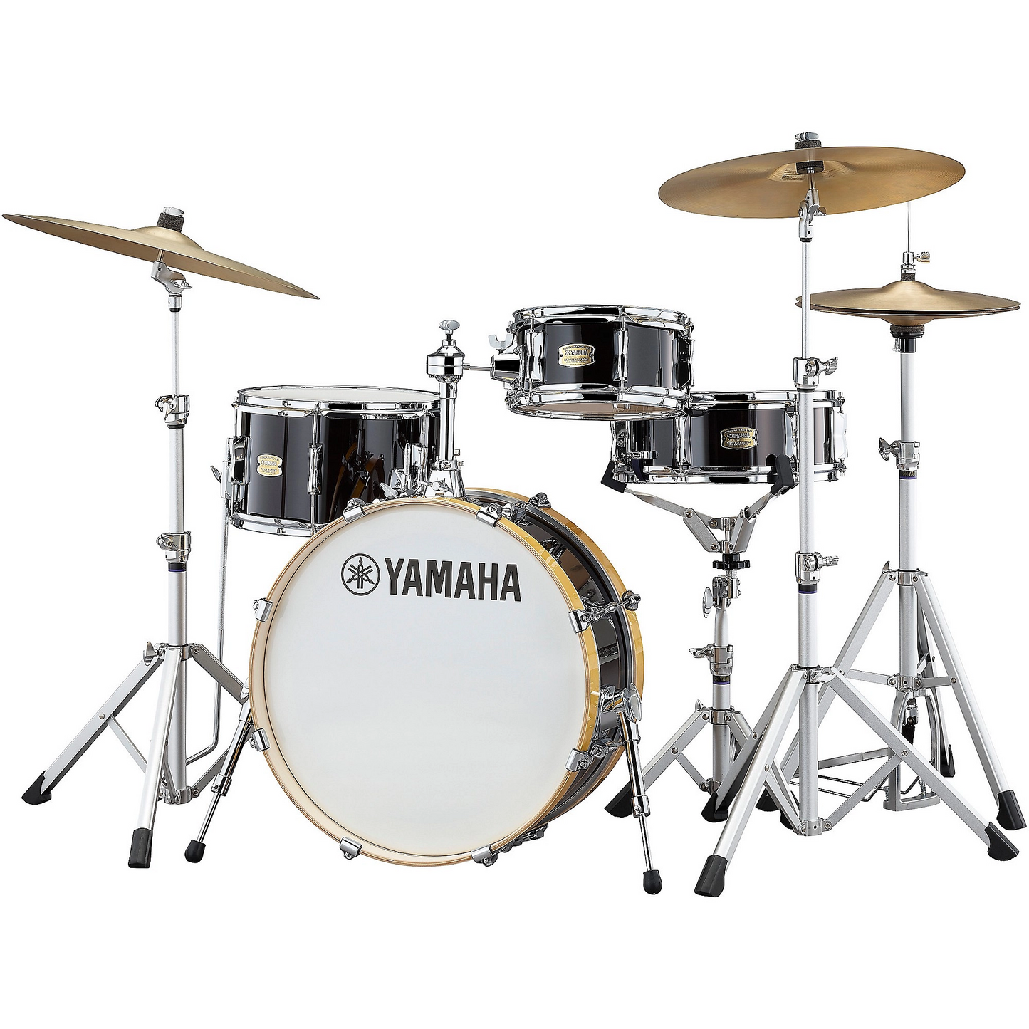 Yamaha Stage Custom Hip 4-Piece Shell Pack in Raven Black
