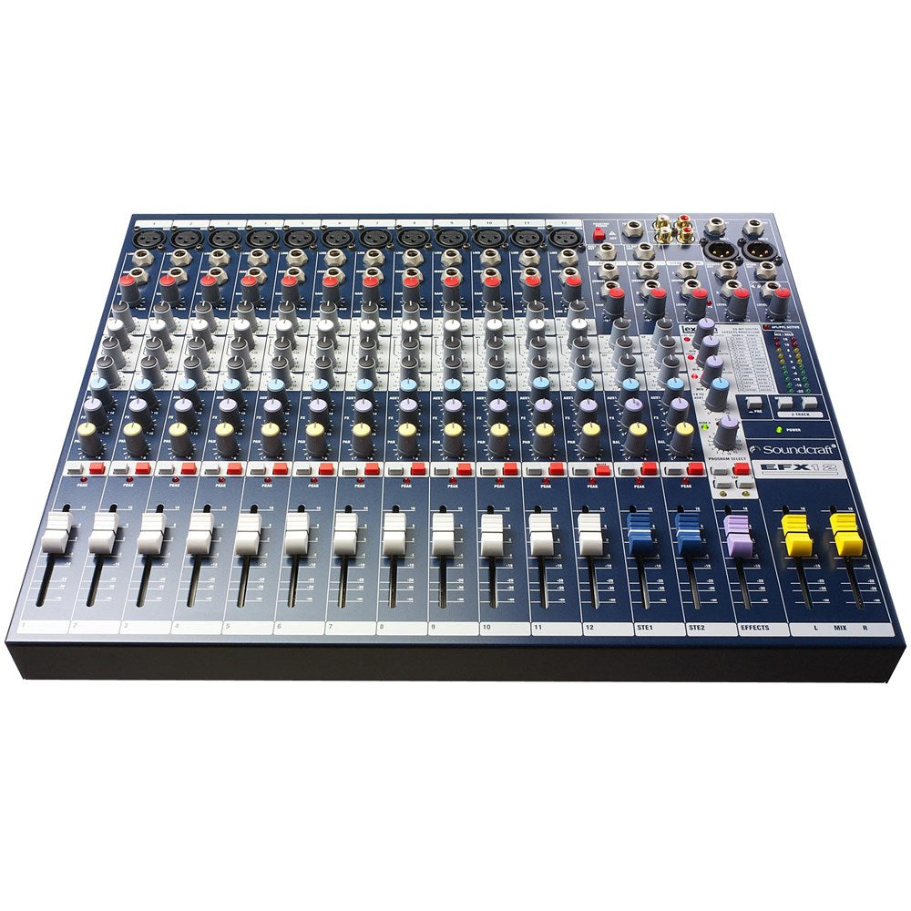 Soundcraft EFX12 12 Channel Analog Mixer | EX-DEMO