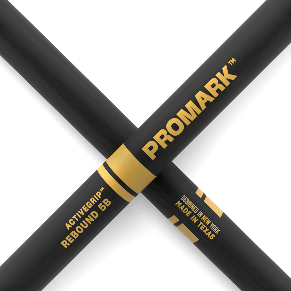 ProMark Rebound 5B ActiveGrip Hickory Drumstick aAcorn Wood Tip