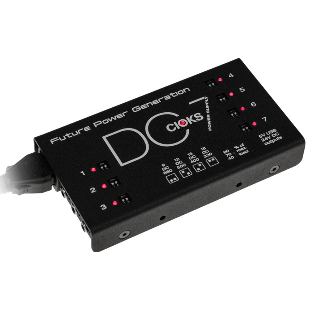 CIOKS DC7 7 Outlets in 7 isolated DC 5v USB and 24V DC Aux Out 2A max