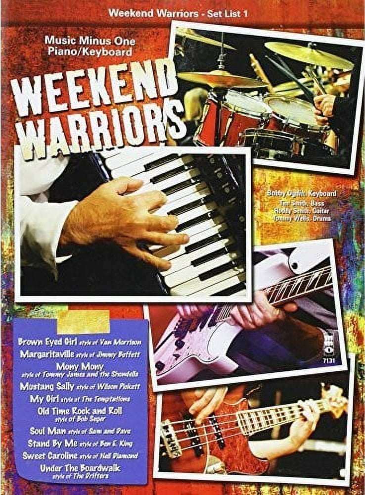 Weekend Warriors Set List 1 Piano and Keyboard BK/CD