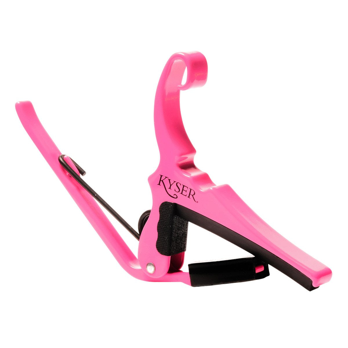 Kyser Quick Change Acoustic Guitar Capo in Neon Pink