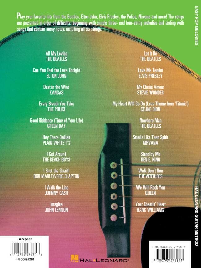 Easy Pop Melodies Third Edition Book