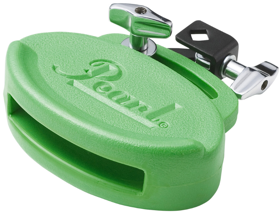 Pearl PBL10 Percussion Green High Pitch Clave Block and Mount