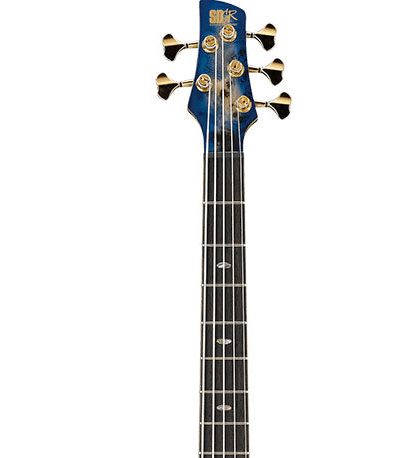 Ibanez SR2605 Premium Bass Guitar 5 String in Cerulean Blue Burst