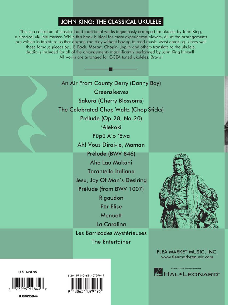 Jumpin' Jim's Ukulele Masters John King The Classical Ukulele BK/CD