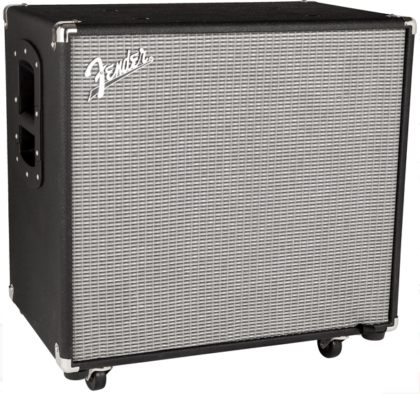 Fender Rumble 115 1x15" 300W Bass Cabinet in Black And Silver