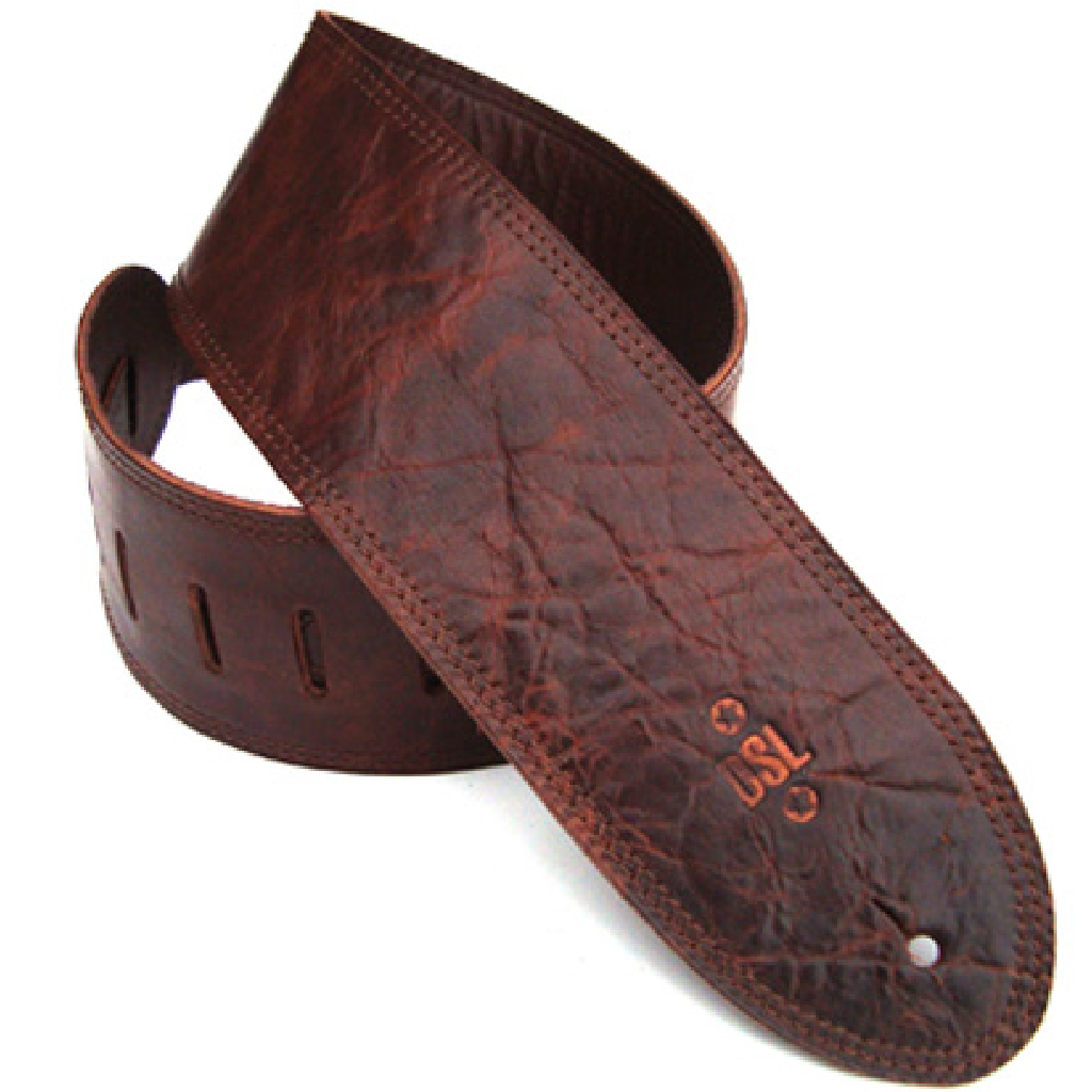 DSL Distressed 3.5 inches Strap in Brown