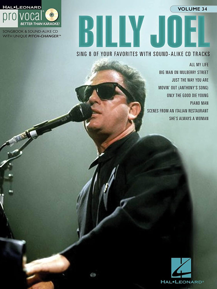 Billy Joel Pro Vocal Men Volume 34 BK/CD