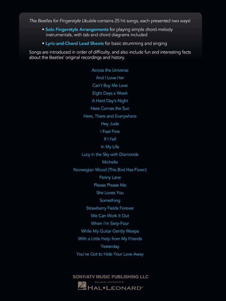 The Beatles for Fingerstyle Ukulele