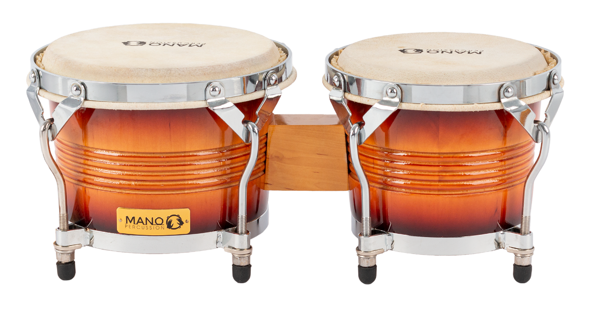 Mano Percussion Tunable 7" & 8" Bongos in Sunburst