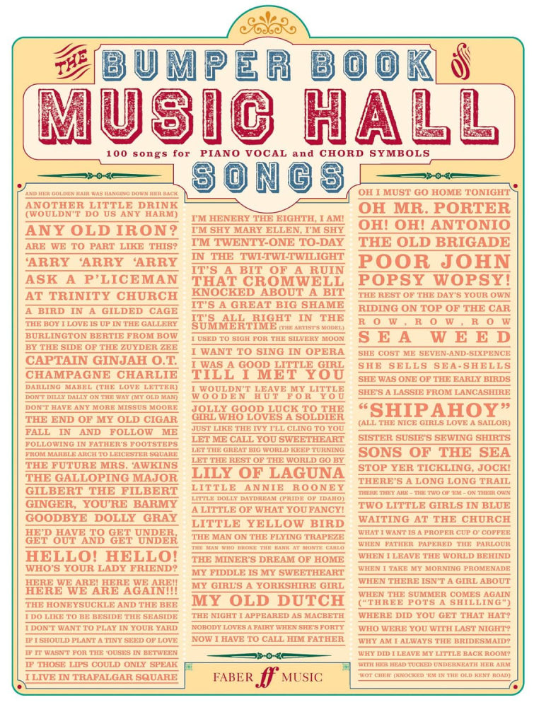 Bumper Book of Music Hall Songs PVG