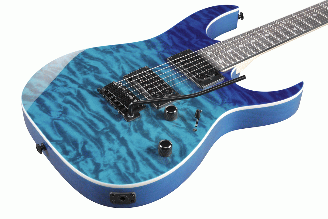 Ibanez GIO RG120QASP Electric Guitar in Blue Gradation