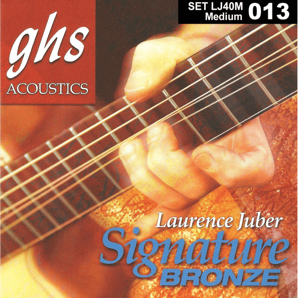 GHS LJ40M Laurence Juber Signature Bronze Acoustic Guitar String 13-56 Gauge