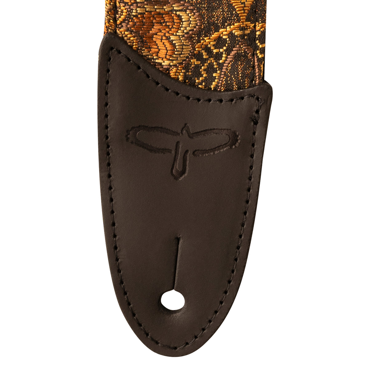 PRS 2" Paisley Nylon Guitar Strap in Brown