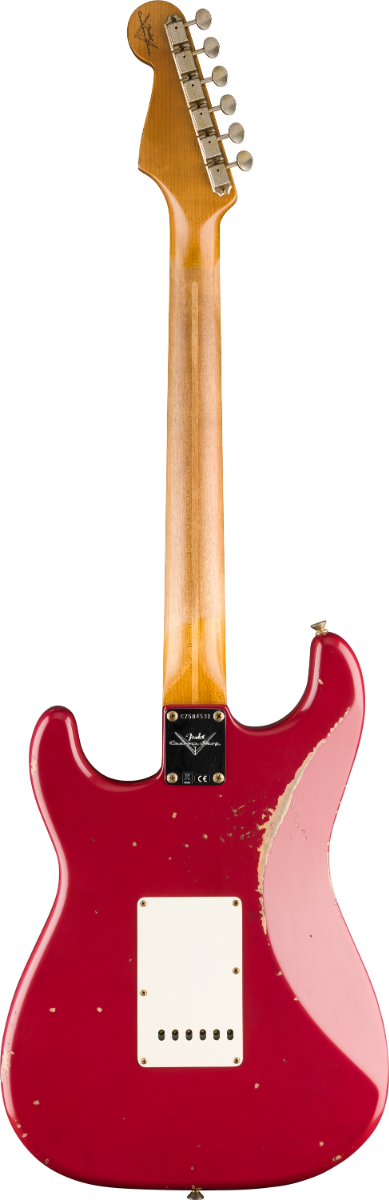 Fender Custom Shop 1957 Stratocaster Relic Electric Guitar in Faded Aged Cimarron Red