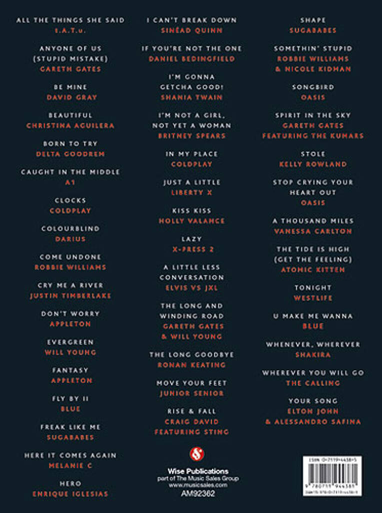 21st Century Smash Hits Red Book PVG