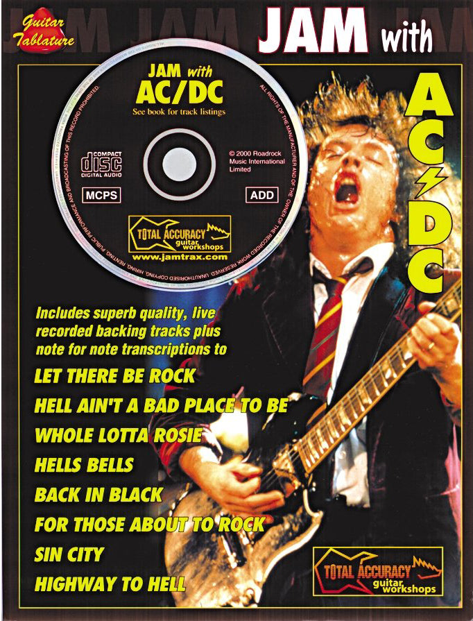 Jam With AC/DC Guitar Tab BK/CD
