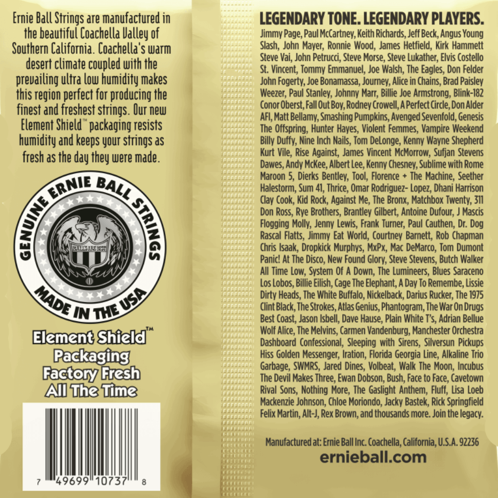 Ernie Ball Earthwood Custom Light 12 String Acoustic Guitar Strings 10-48 Gauge