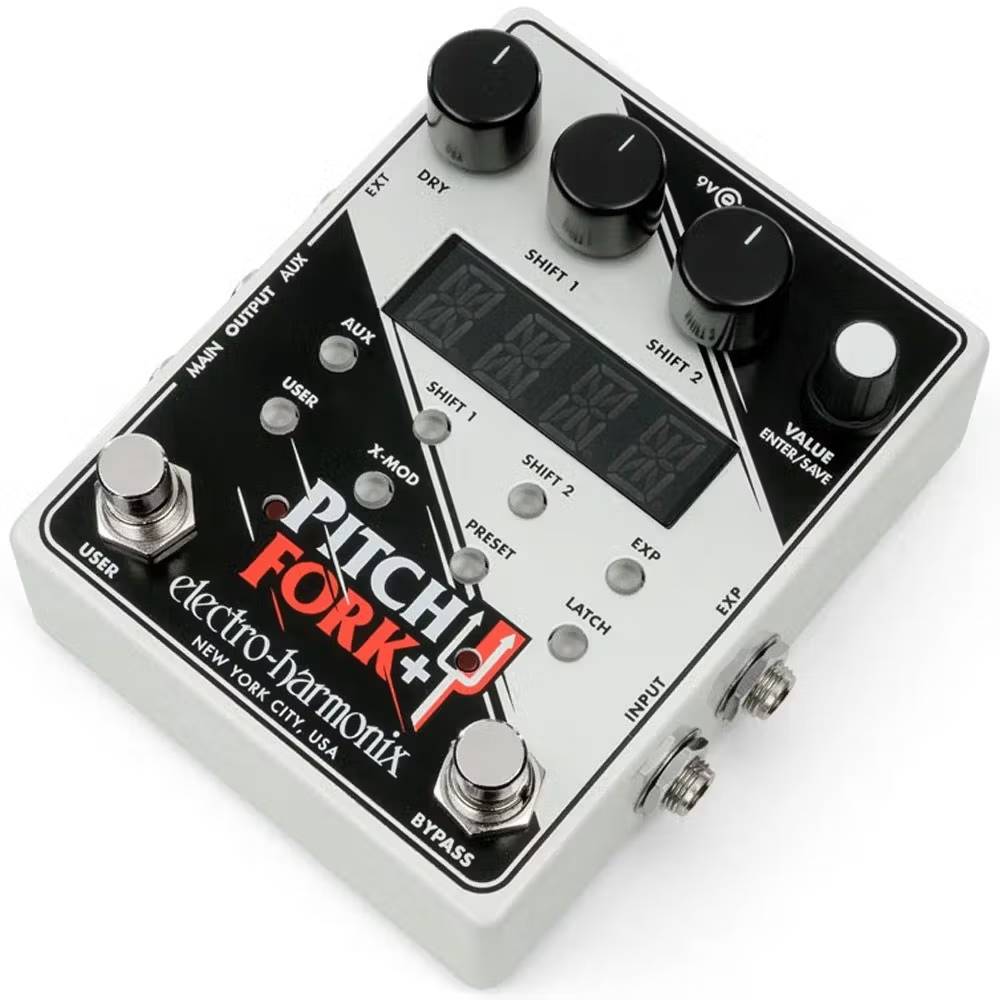 Electro Harmonix Pitch Fork Plus Polyphonic Pitch Shifter Pedal
