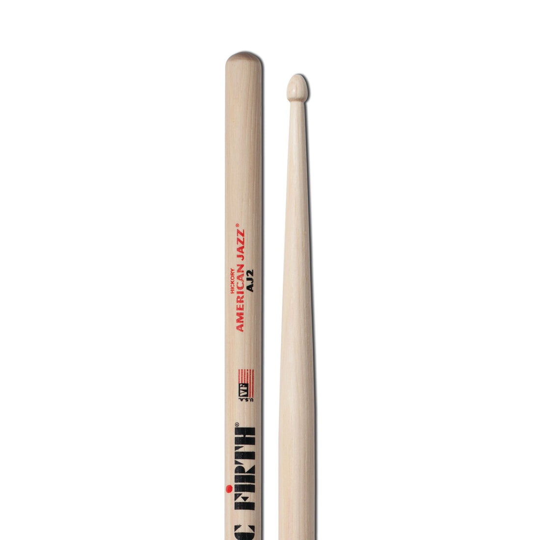 Vic Firth American Jazz AJ2 Wood Tip Drumsticks